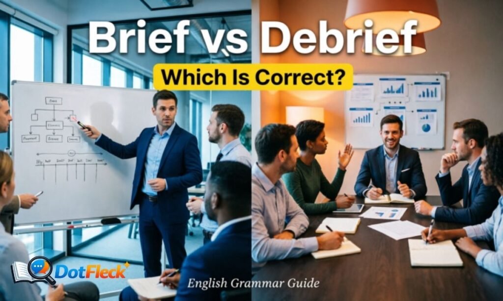 Brief vs Debrief Whats the Real Difference