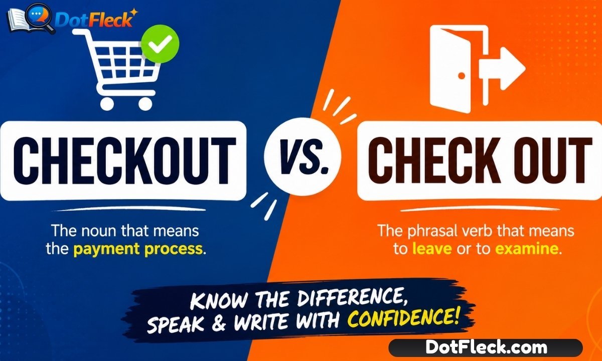 Checkout vs Check Out
