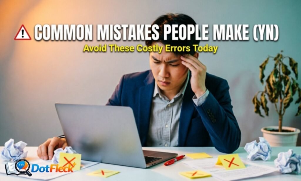 Common Mistakes People Make