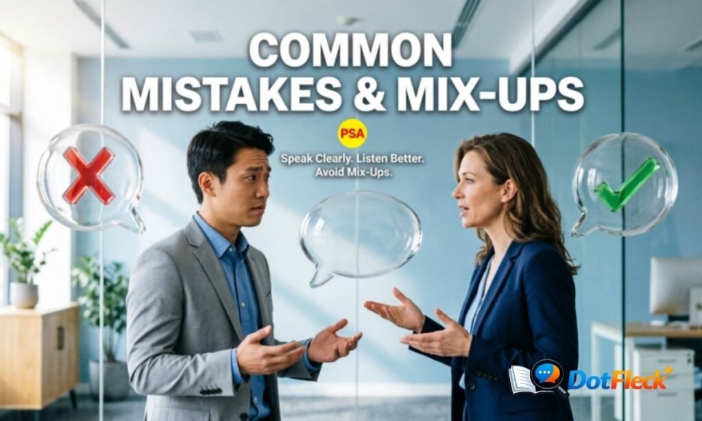 Common Mistakes and Mix-Ups