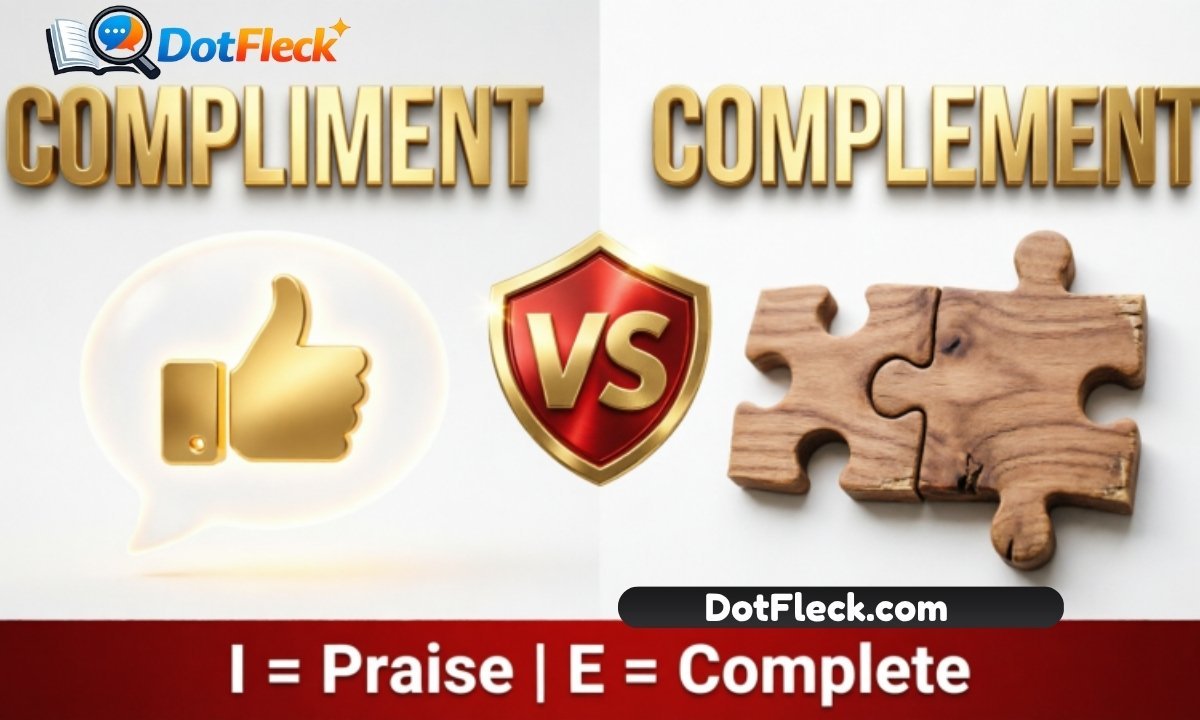 Compliment vs Complement