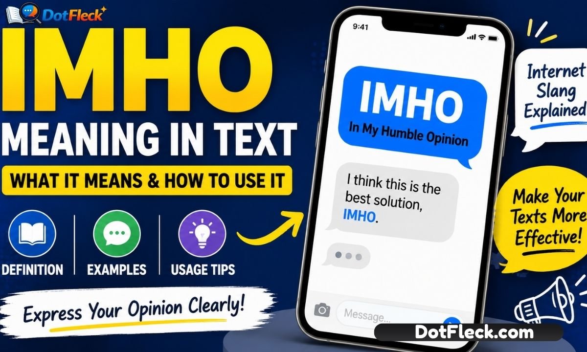 IMHO Meaning in Text