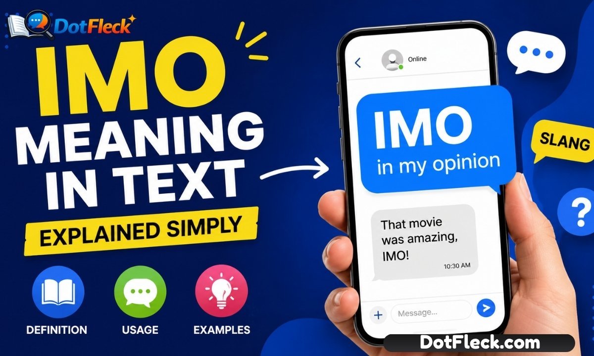 IMO Meaning in Text