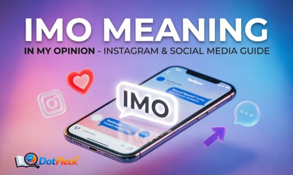 IMO Meaning on Instagram and Social Media