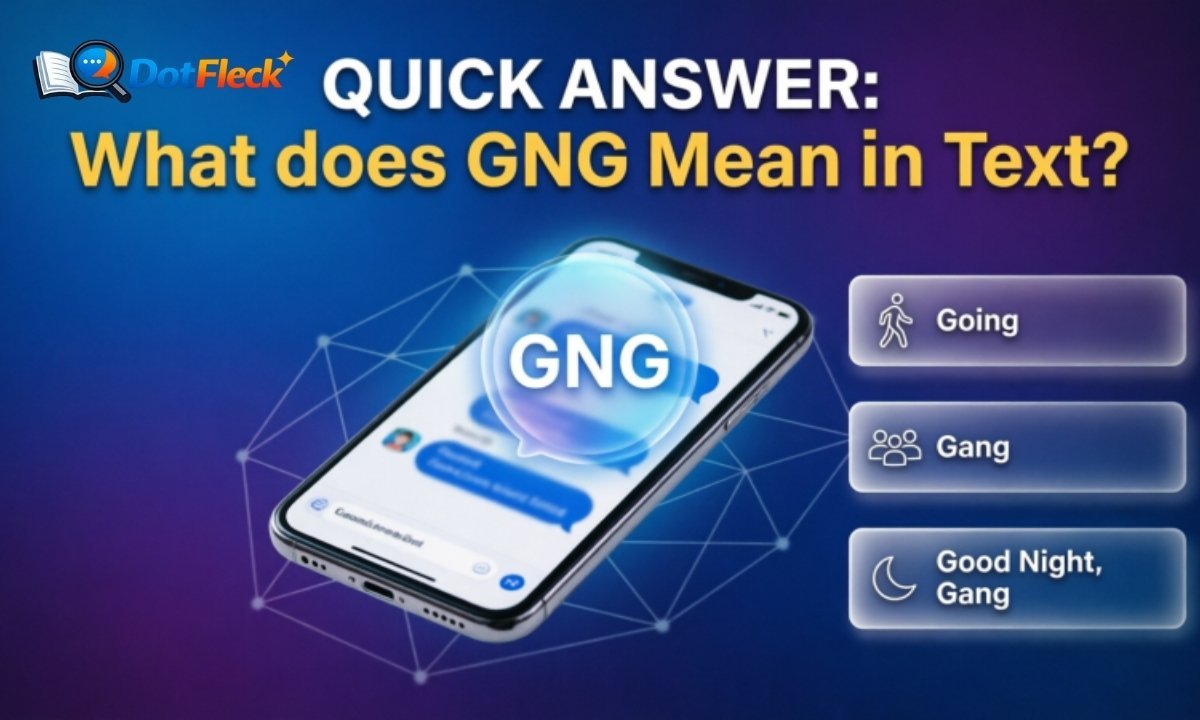 Quick Answer  GNG Meaning