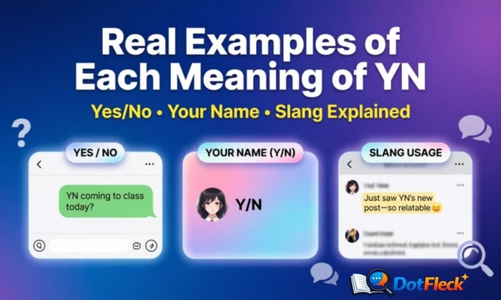 Real Examples of Each Meaning
