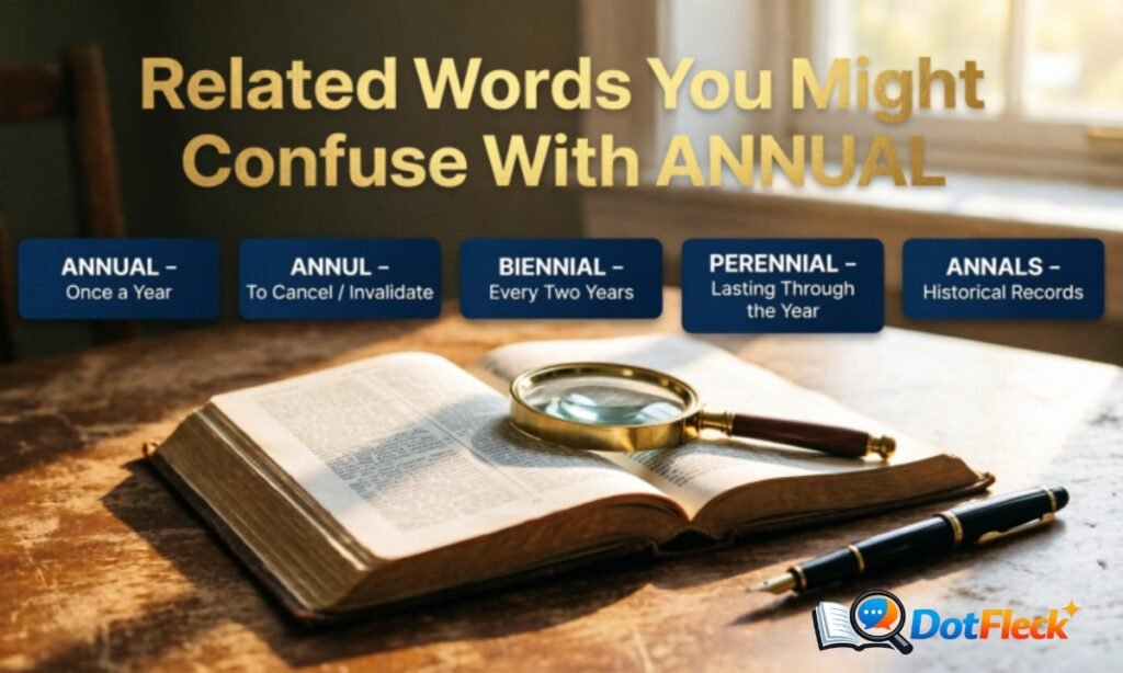 Related Words You Might Confuse With Annual