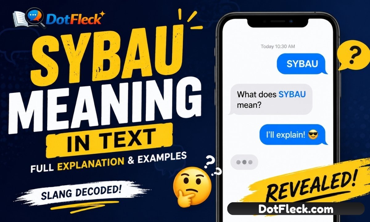 SYBAU meaning in text