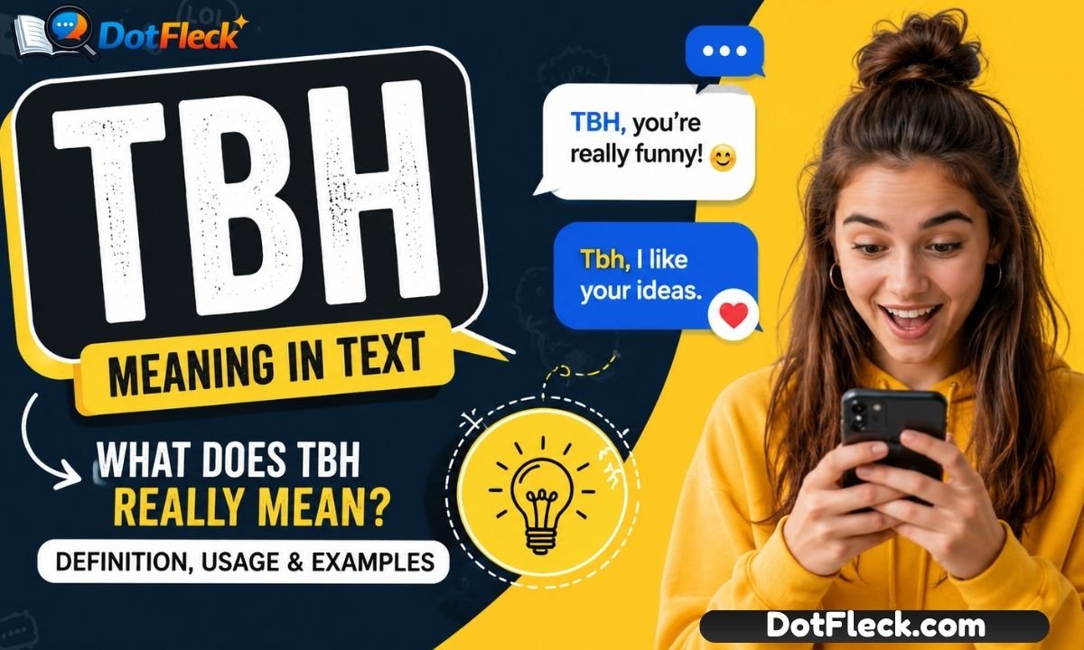 TBH Meaning in Text