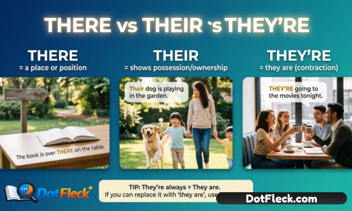 There vs Their vs They're