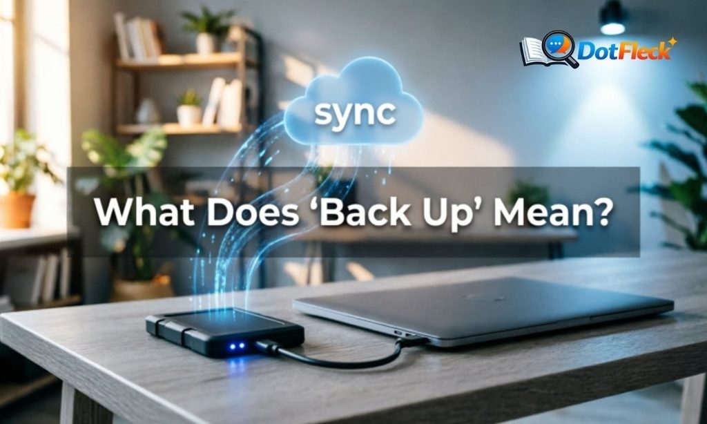 What Does Back Up Mean