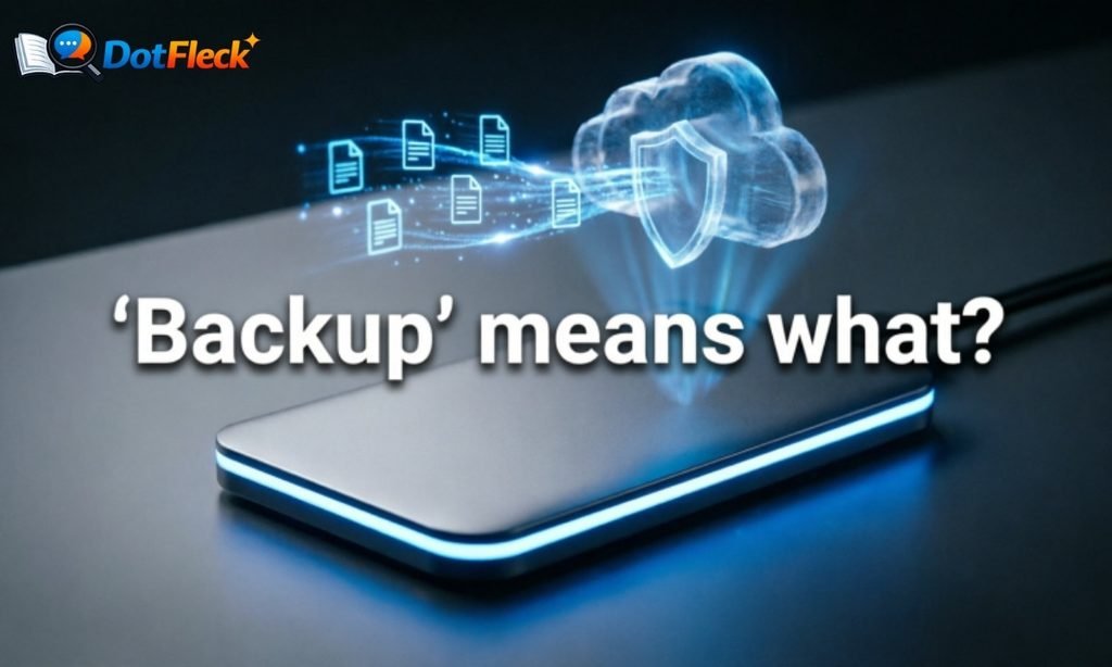 What Does Backup Mean