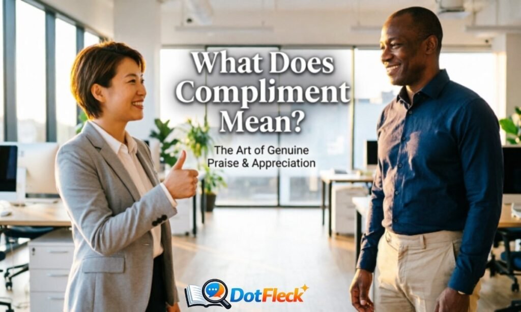 What Does Compliment Mean