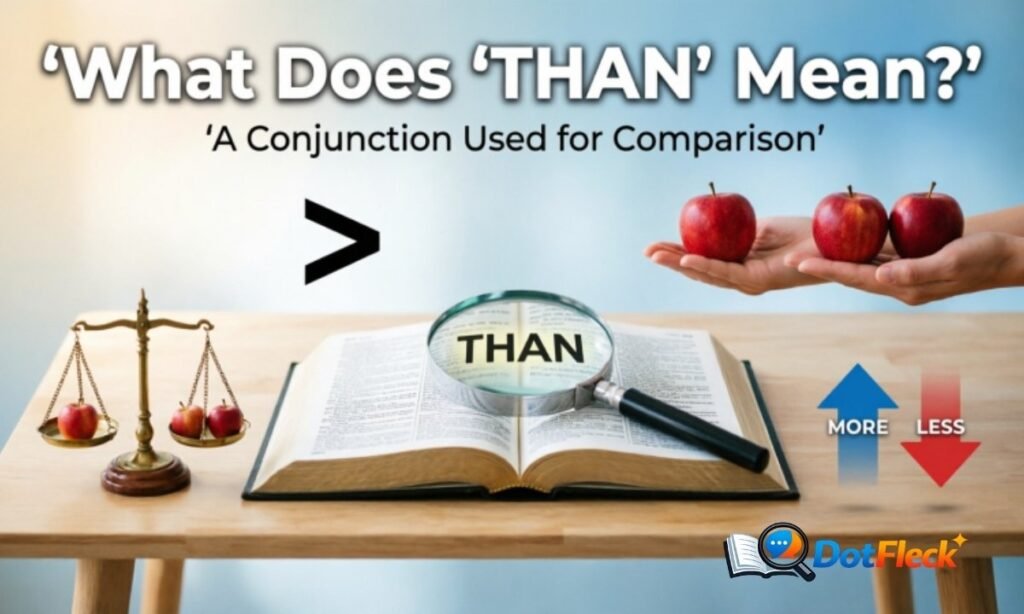 What Does Than Mean