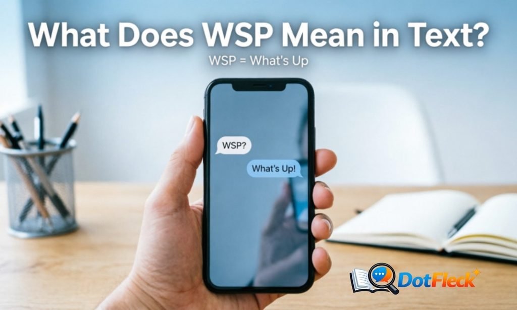 What Does WSP Mean in Text