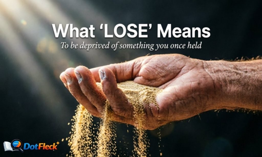 What Lose Means