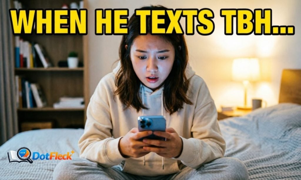 When a Guy Texts TBH
