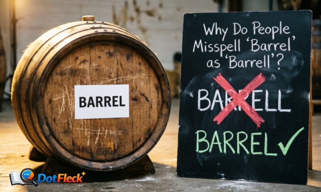 Why Do People Misspell Barrel as Barrell