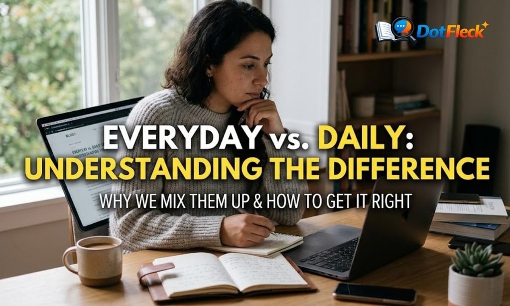 Why People Mix Up Everyday vs Daily