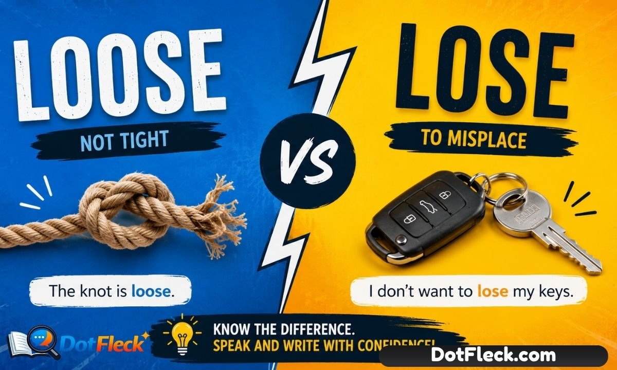 loose vs lose