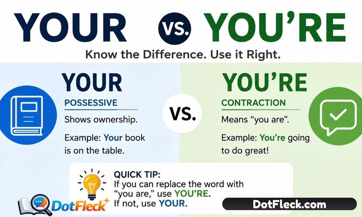 your vs you're