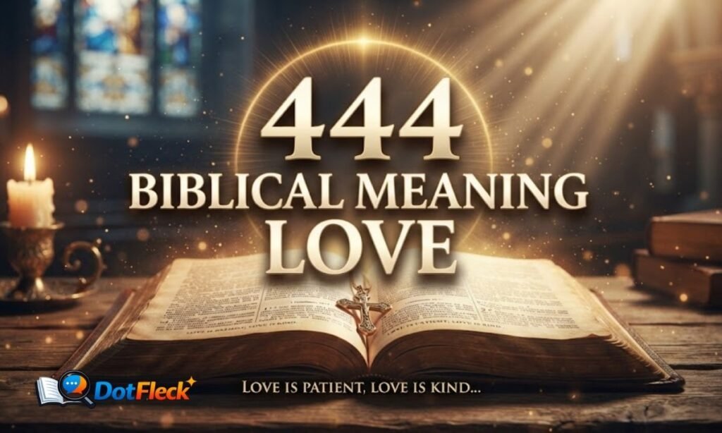 444 Biblical Meaning love