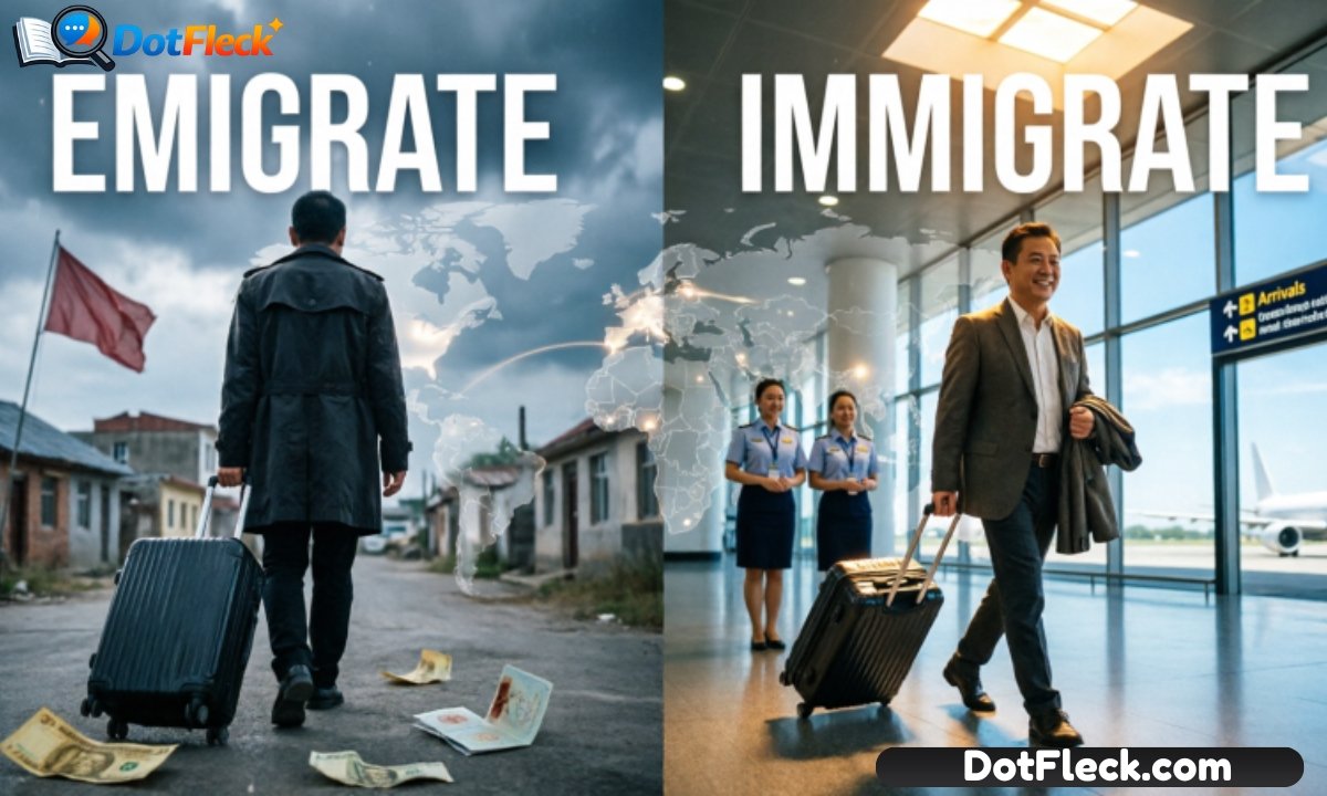 Emigrate vs Immigrate