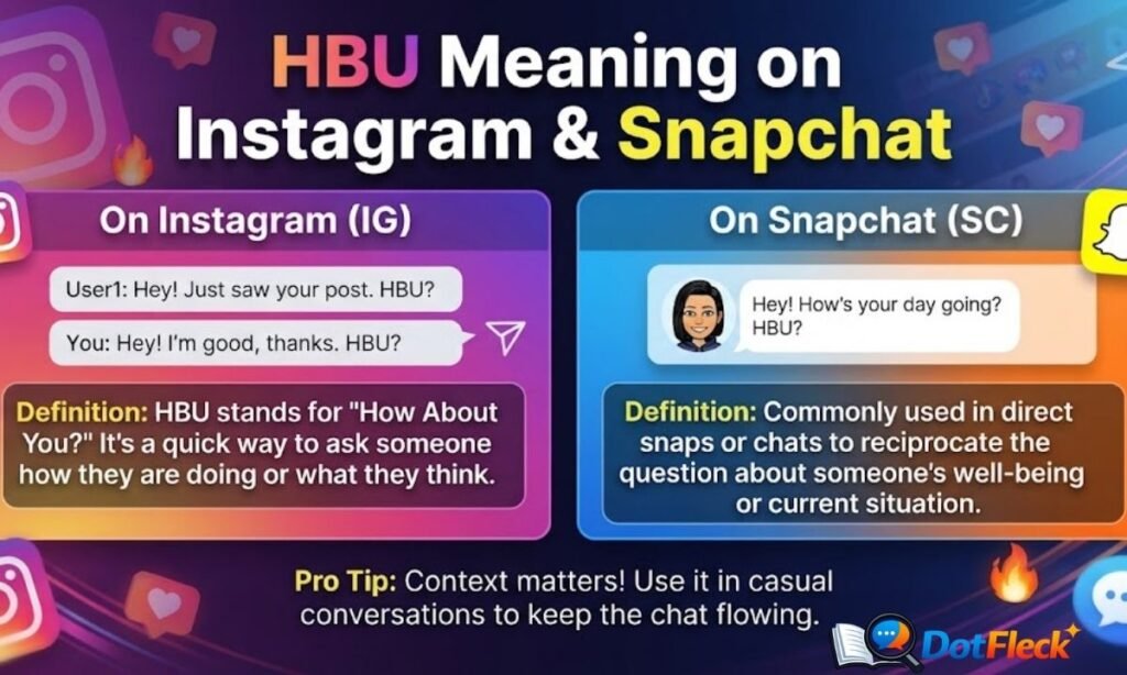 HBU Meaning on Instagram & Snapchat