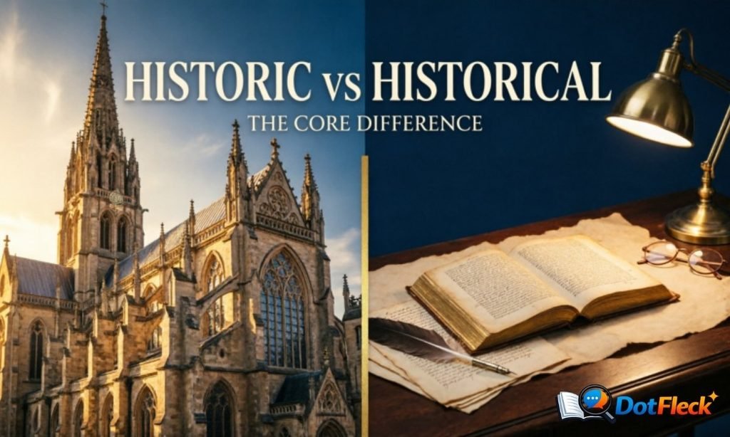 Historic vs Historical The Core Difference