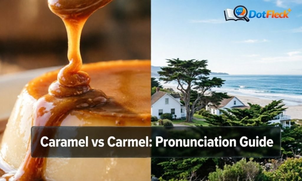 How Do You Pronounce Carmel or Caramel