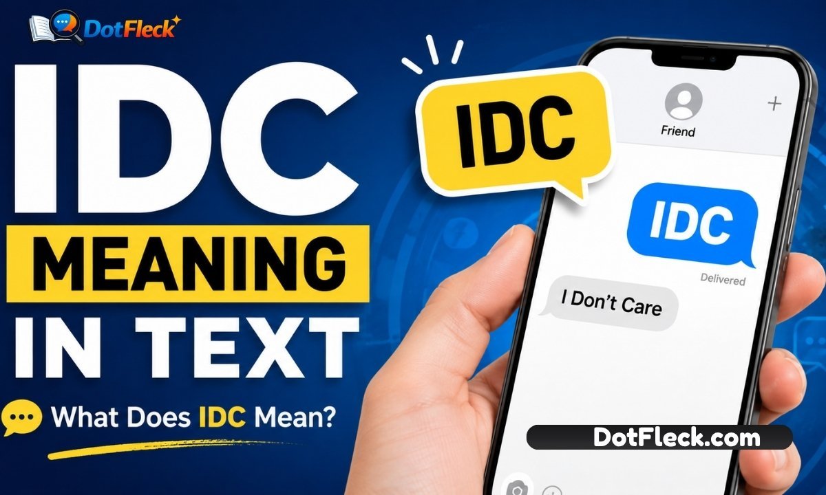 IDC Meaning in Text