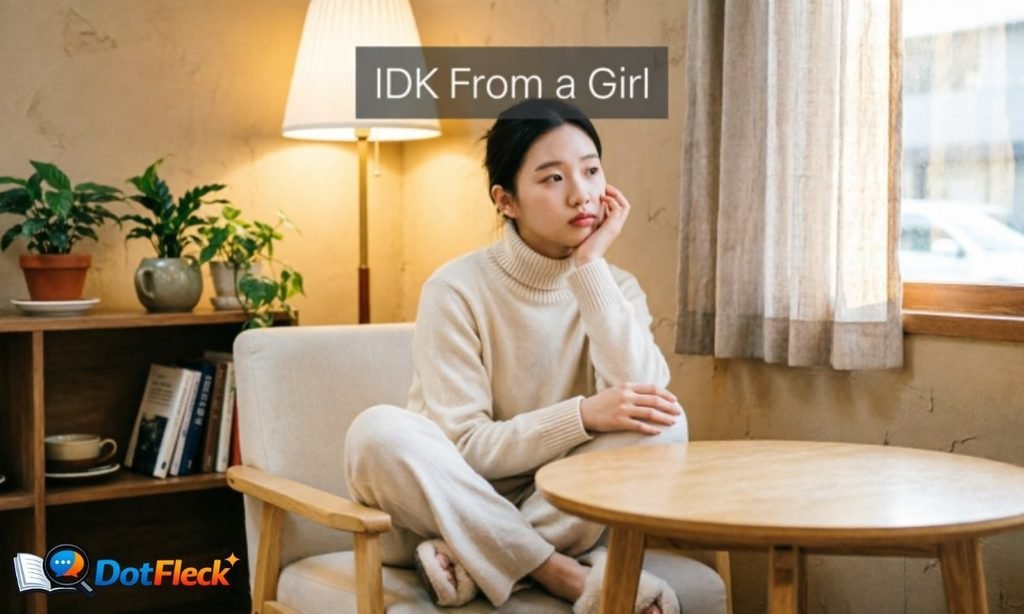IDK From a Girl