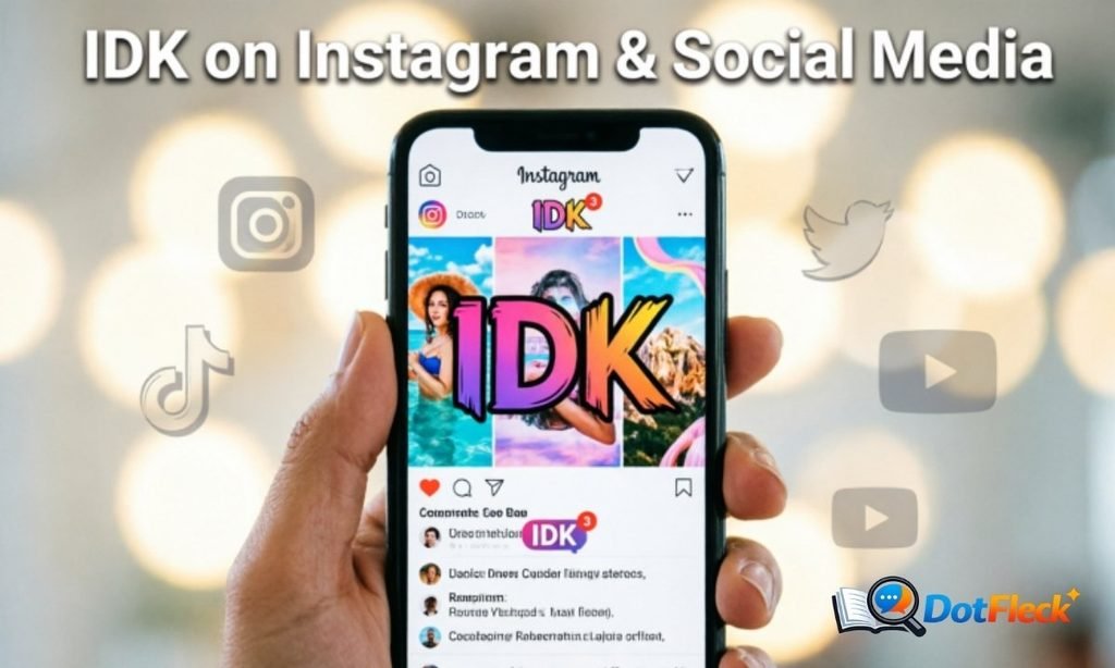 IDK on Instagram and Social Media