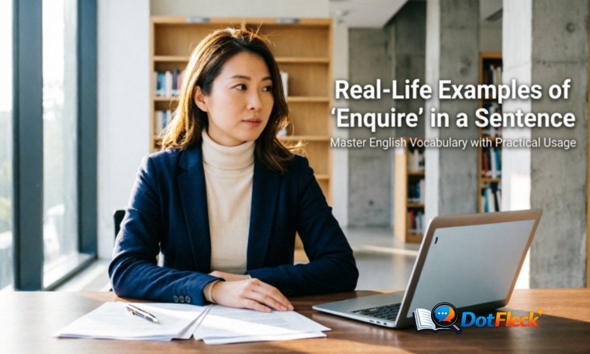 Real-Life Examples in a Sentence