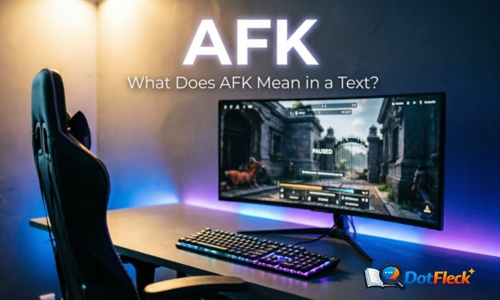 What Does AFK Mean in a Text