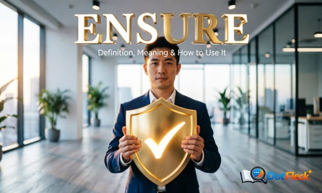 What Does Ensure Mean