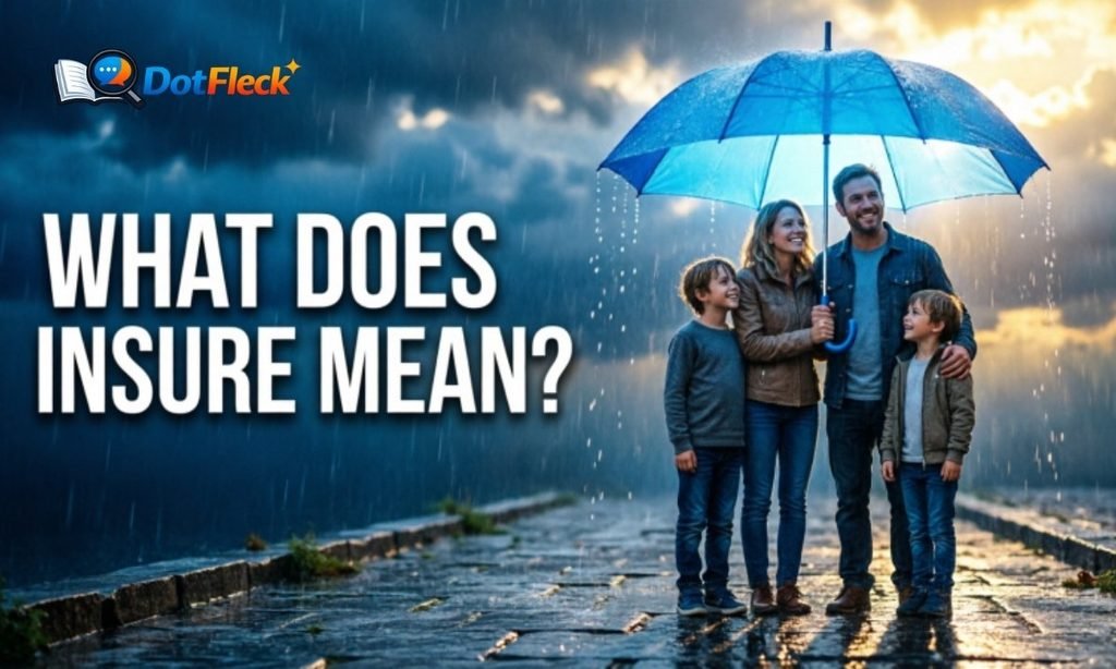 What Does Insure Mean