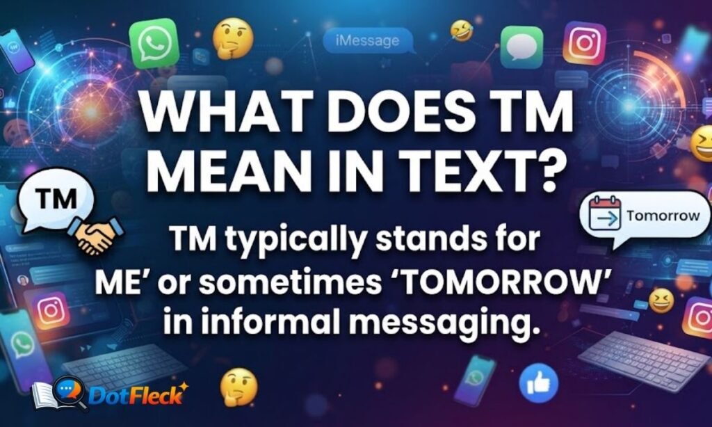 What Does TM Mean in Text