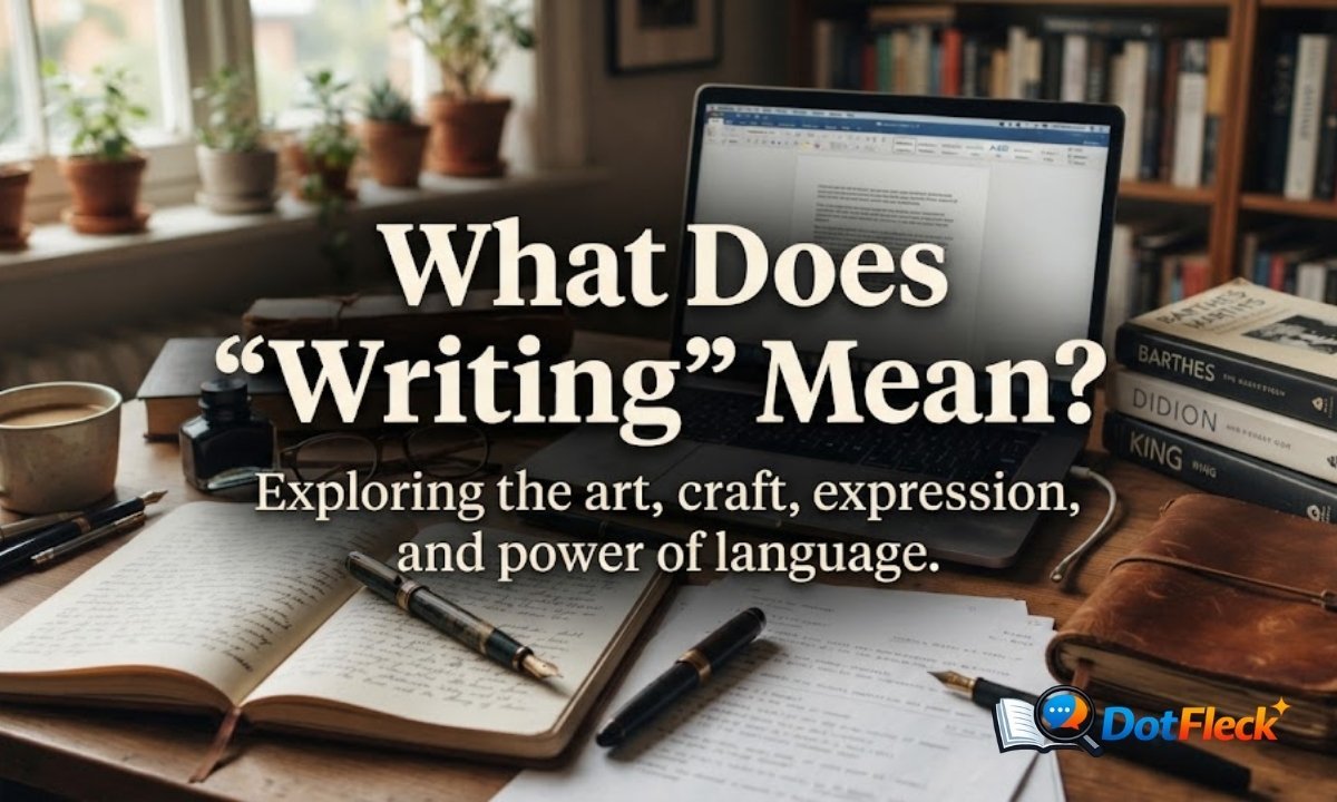 What Does Writing Mean