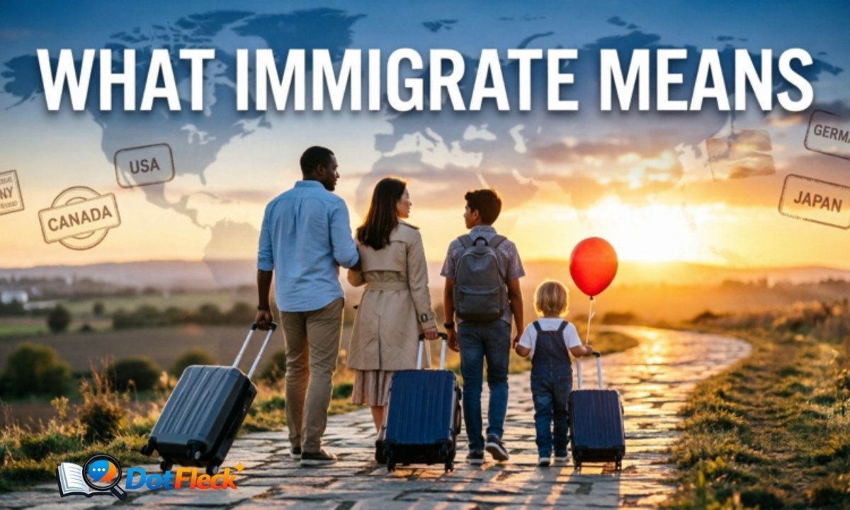 What Immigrate Means