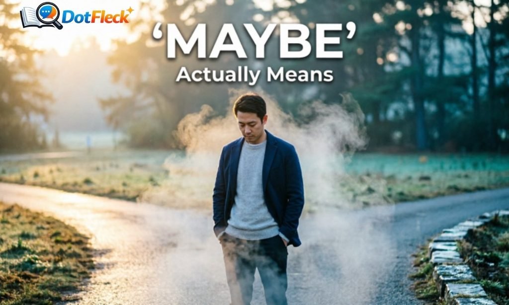 What Maybe Actually Means