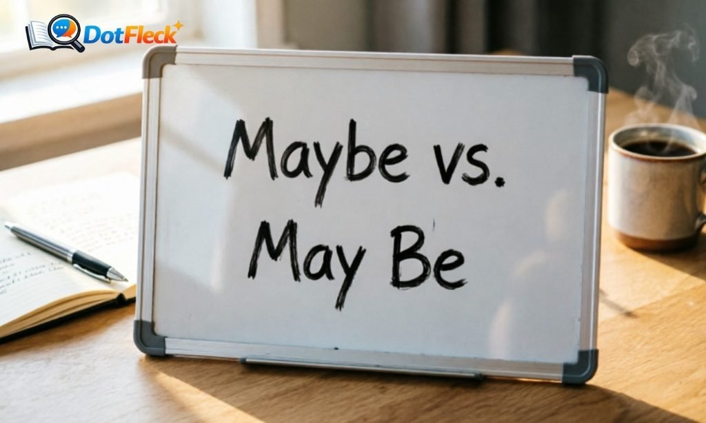 Why People Mix Them Up Maybe vs. May Be