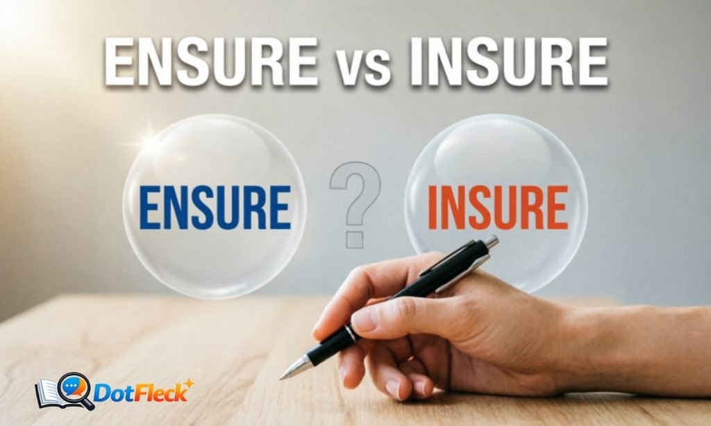 Why People Mix Up Ensure vs Insure