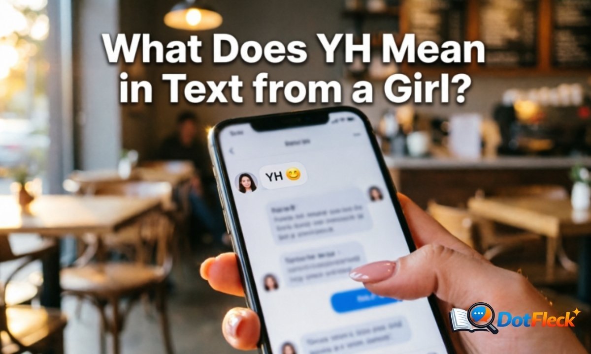 Yh meaning in text from girl