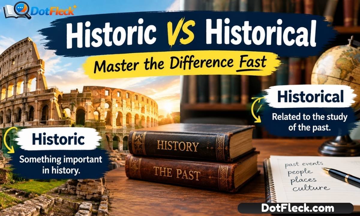 historic vs historical