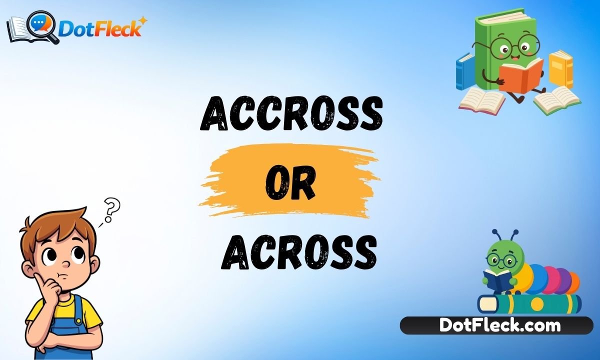 Accross or Across