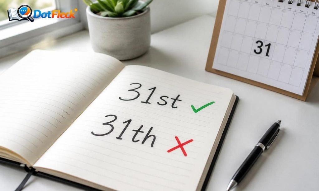 Common Mistakes with 31st or 31th