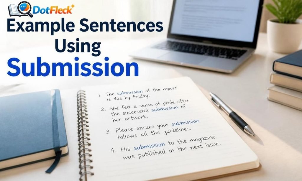 Example Sentences Using Submission