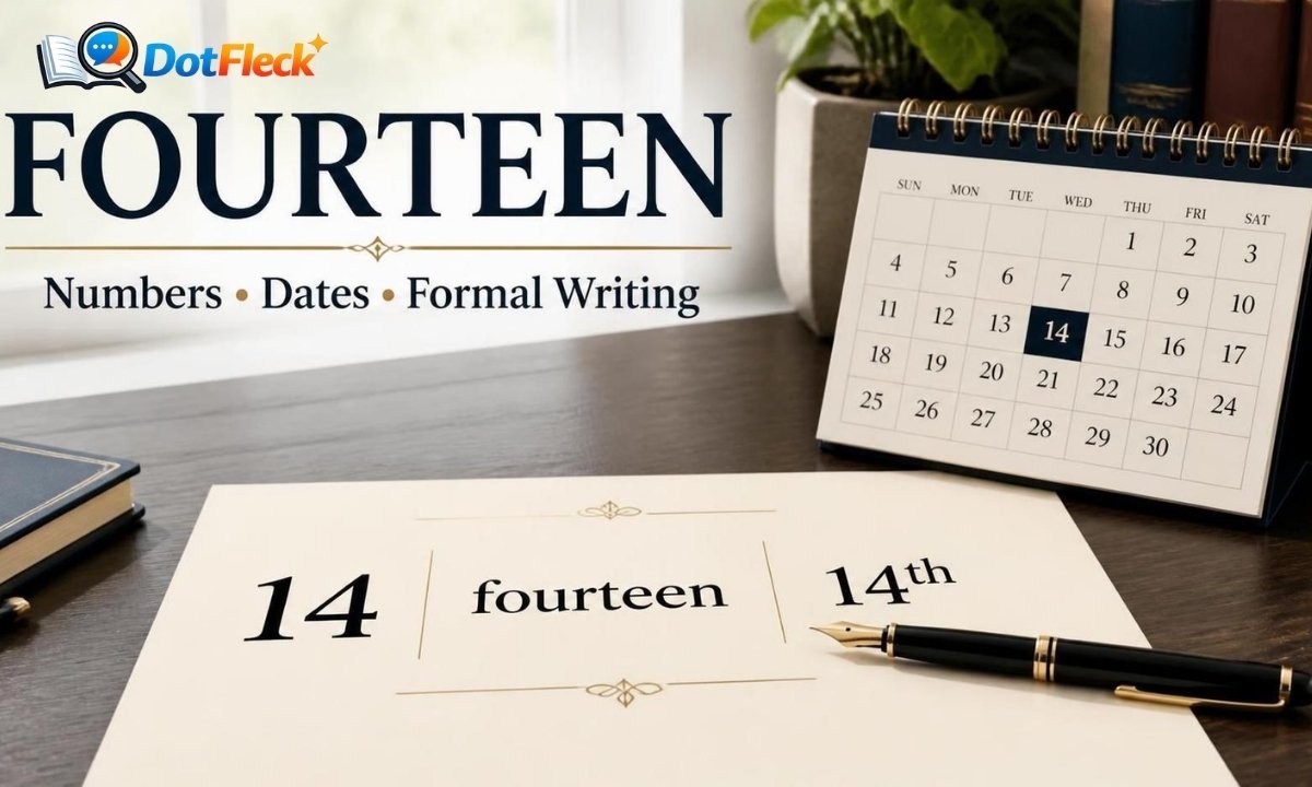 Fourteen in Numbers, Dates, and Formal Writing