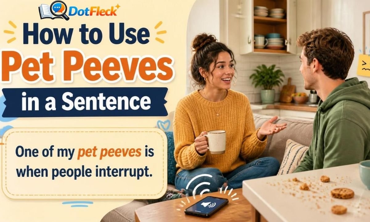 How to Use Pet Peeves in a Sentence